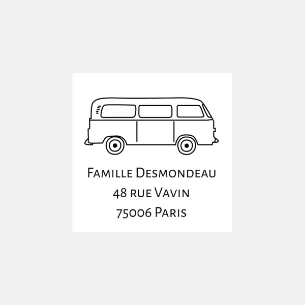 Personalized combi stamp