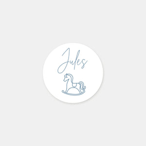 Stickers personnalisés naissance jouet - 48ex