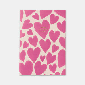 A5-Notizbuch Rosa Liebe