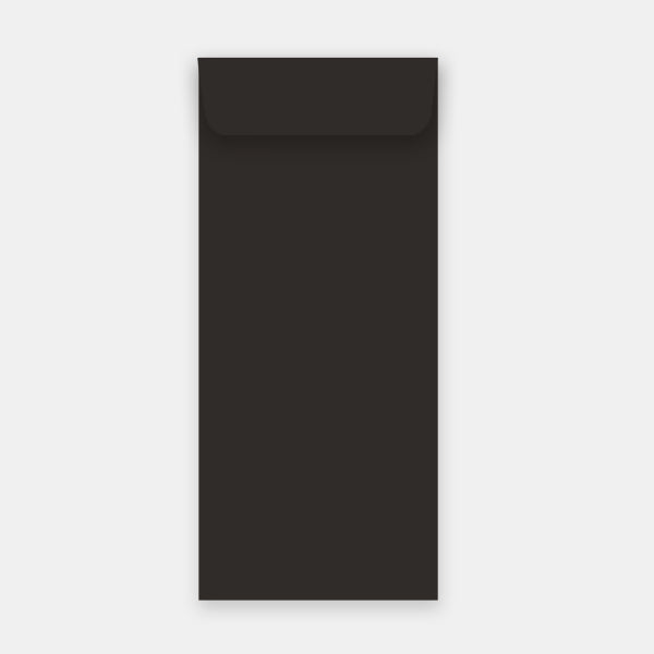 Pouch 115x324 mm black vellum