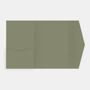 Carte a compartiment Pockart 180 kraft Olive