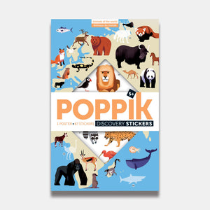 Mon poster en stickers des animaux du monde