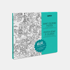 Giant coloring poster Atlas