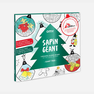 Giant coloring poster Christmas factory