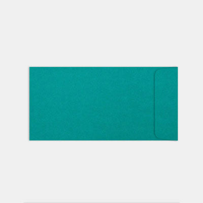 Hochzeitseinladungstasche 115x225 mm türkis Pergament