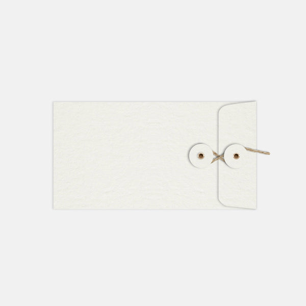 Japanese milk long zipper pouch
