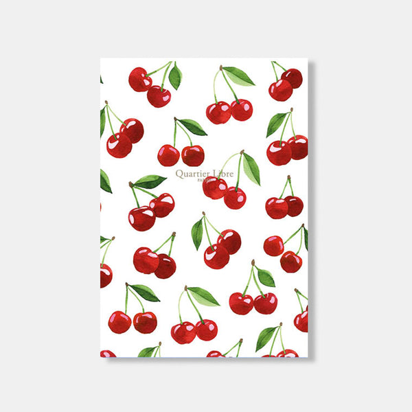 Carnet A5 Cerises