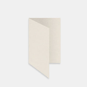 Rectangular pre-folded card 170x230 metallic quartz