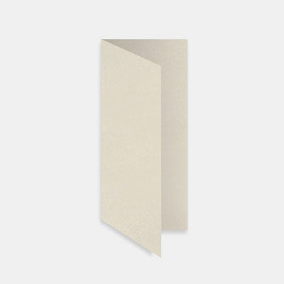 Lange vorgefaltete Karte 210x210 Metallic-Quarz
