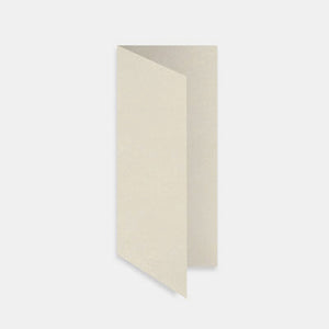 Carte pre pliee longue 210x210 metallisee quartz