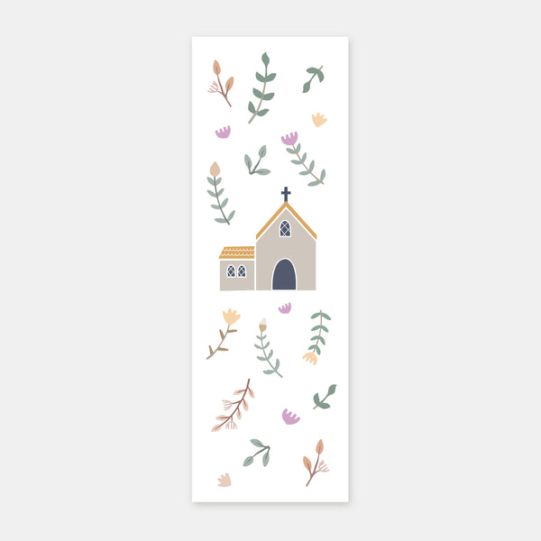 Baptism bookmark on a feast day