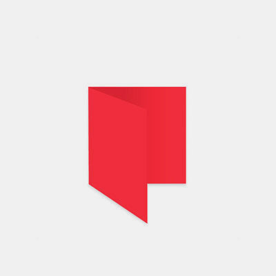 Pre-folded card 130x260 red skin