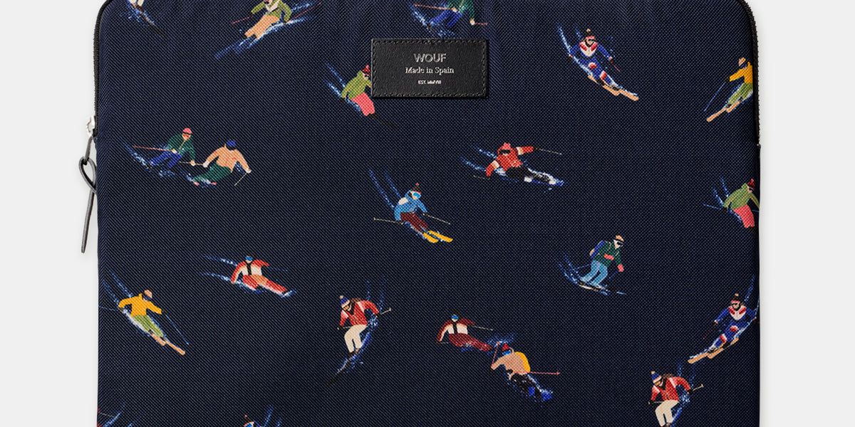 Housse Pour Ordinateur Portable 14" - Motif Imprimé Pailleté Rose