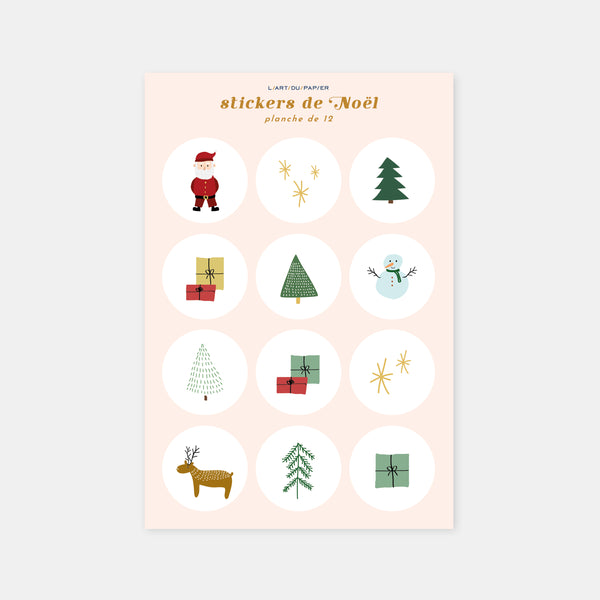 Weihnachtsmann-Aufkleber
