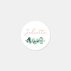 Personalized watercolor baptism crush stickers
