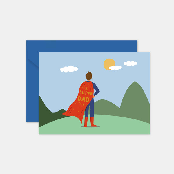 Vatertagskarte – Super Papa