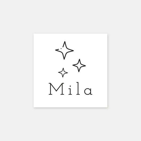 Personalized sky birth stamp