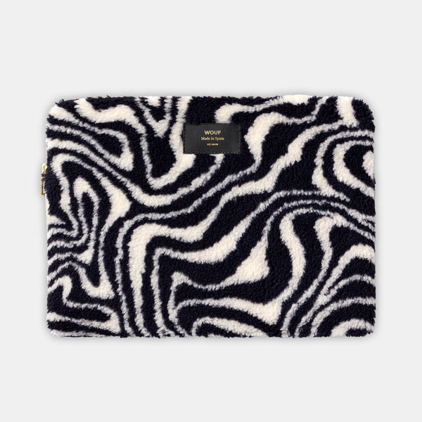 Hypnotisches Zebra 13- und 14-Zoll-Computergehäuse