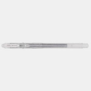 Uniball silver glitter metal gel ink pen fine tip