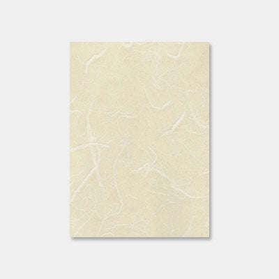 A4 sheet of Japanese unryu paper 76g cream