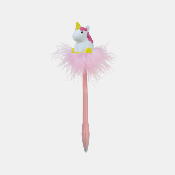 Stylo bille Licorne lumineuse