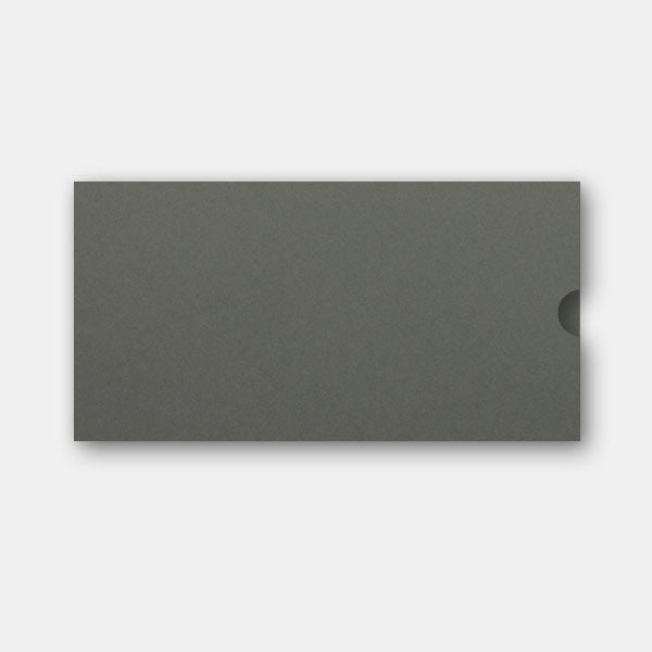 Invitation pouch 110x210 gray vellum