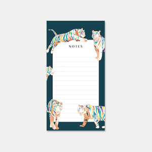 Regenbogentiger-Notizblock