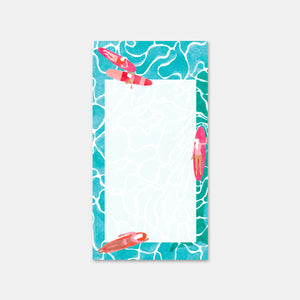 Notizblock Die Surfer