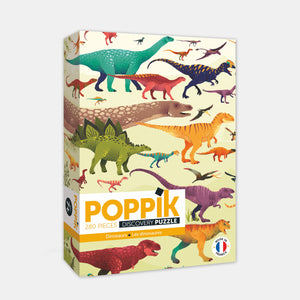 Educational puzzle 280 pieces Dinosaurs Poppik