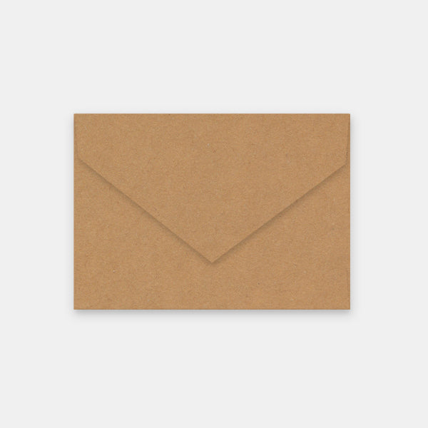 Envelope 114x162 mm kraft material