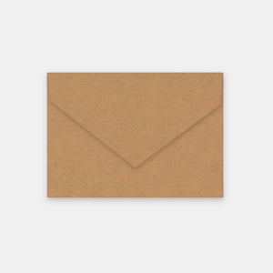 Envelope 114x162 mm kraft material