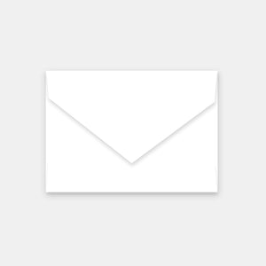 Envelope 114x162 mm white vellum