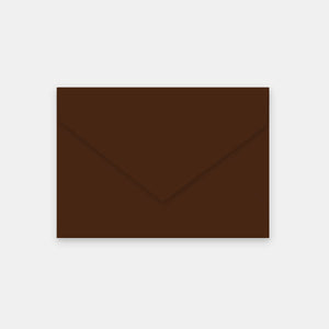 Envelope 114x162 mm chocolate vellum