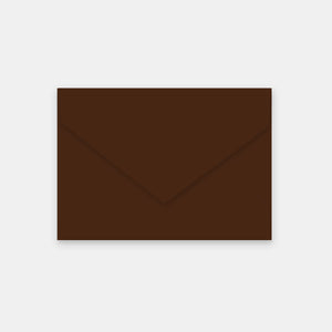 Enveloppe 114x162 mm velin chocolat