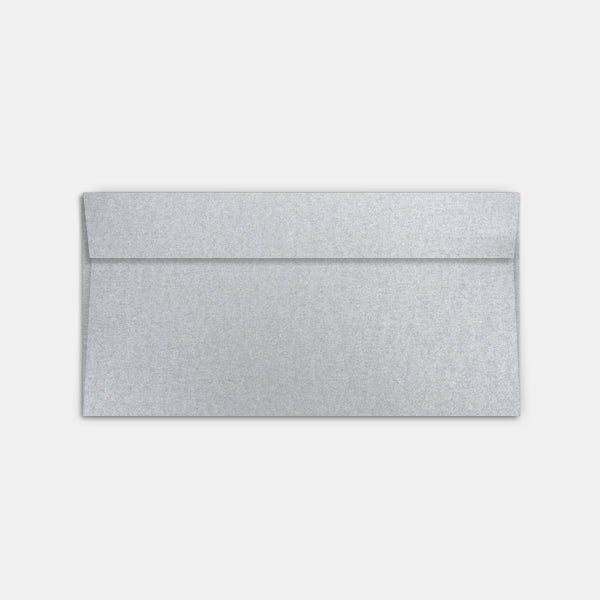 Enveloppe 115x225 mm metallisee argent