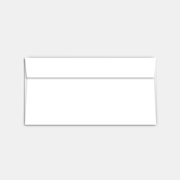 Envelope 110x220 mm white vellum