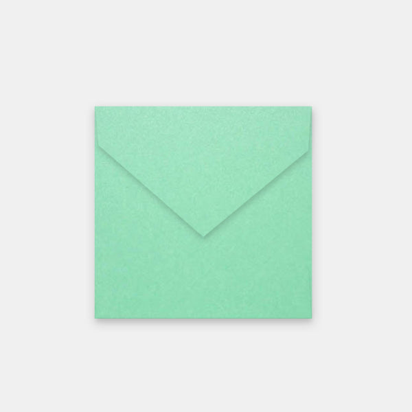 Enveloppe 140x140 mm metallisee lagon
