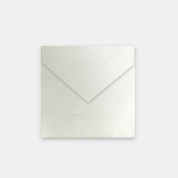 Enveloppe 140x140 mm metallisee quartz