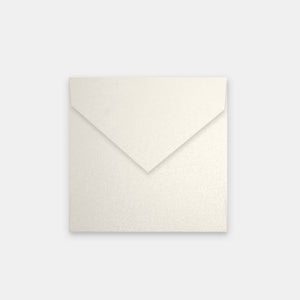Enveloppe 140x140 mm paillete cryogen white