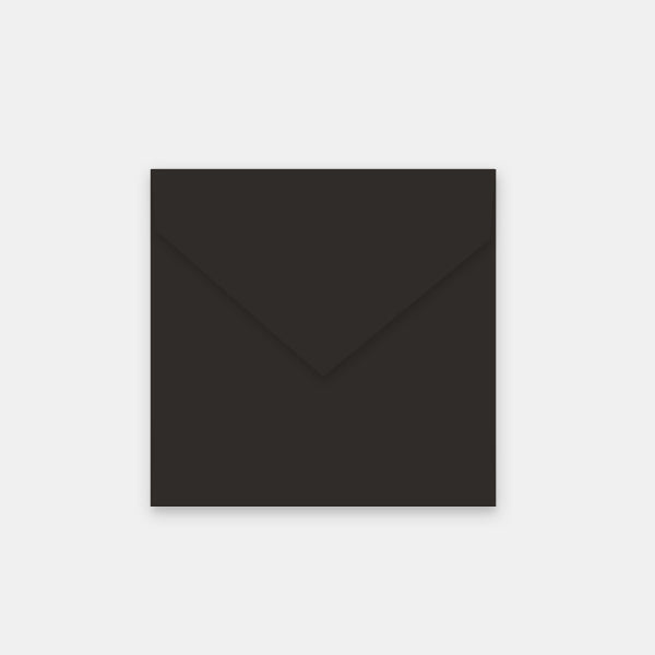 Envelope 140x140 mm black vellum