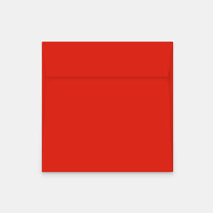 Envelope 160x160 mm red vellum