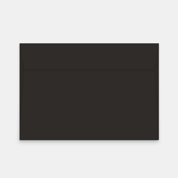 Envelope 162x229 mm black vellum
