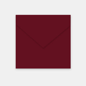 Envelope 170x170 mm burgundy vellum