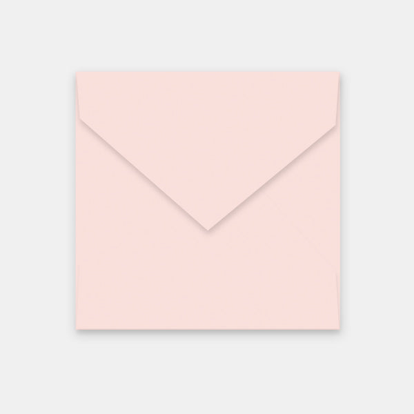 Enveloppe 170x170 mm velin rose pale