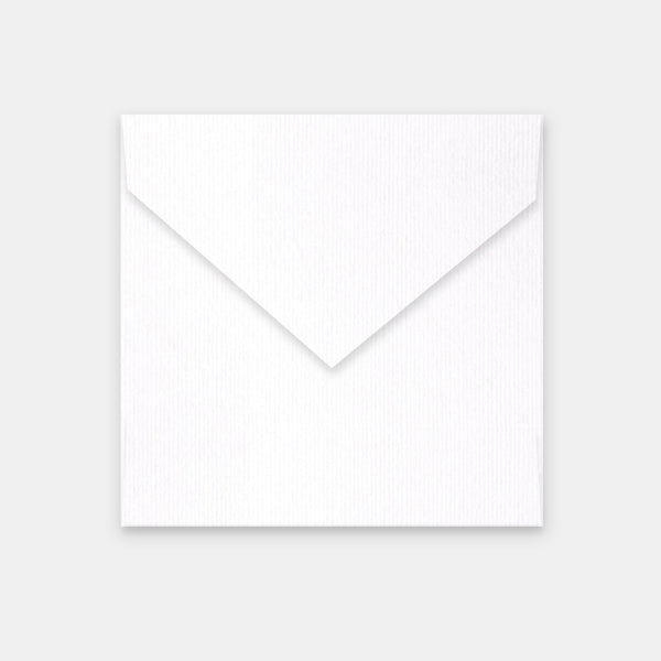 Enveloppe 170x170 mm verge extra blanc