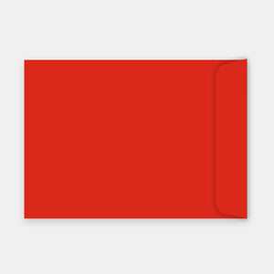 Envelope 229x324 mm red vellum