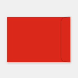 Umschlag 229x324 mm rotes Pergament