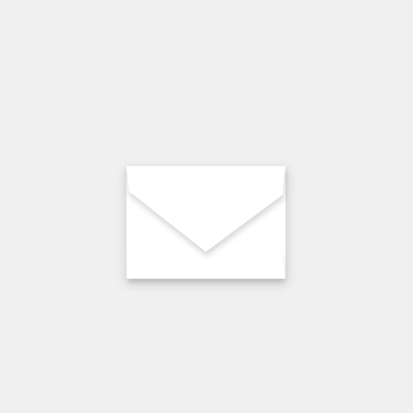 Envelope 70x100 mm white vellum