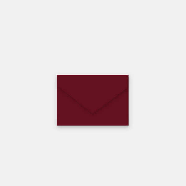 Envelope 70x100 mm burgundy vellum