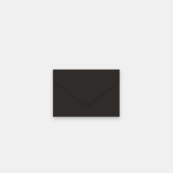 Envelope 70x100 mm black vellum